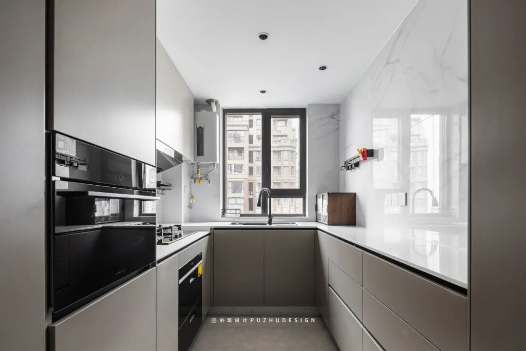 PUZHU朴筑设计|温馨奶咖色，现代奶油风-60