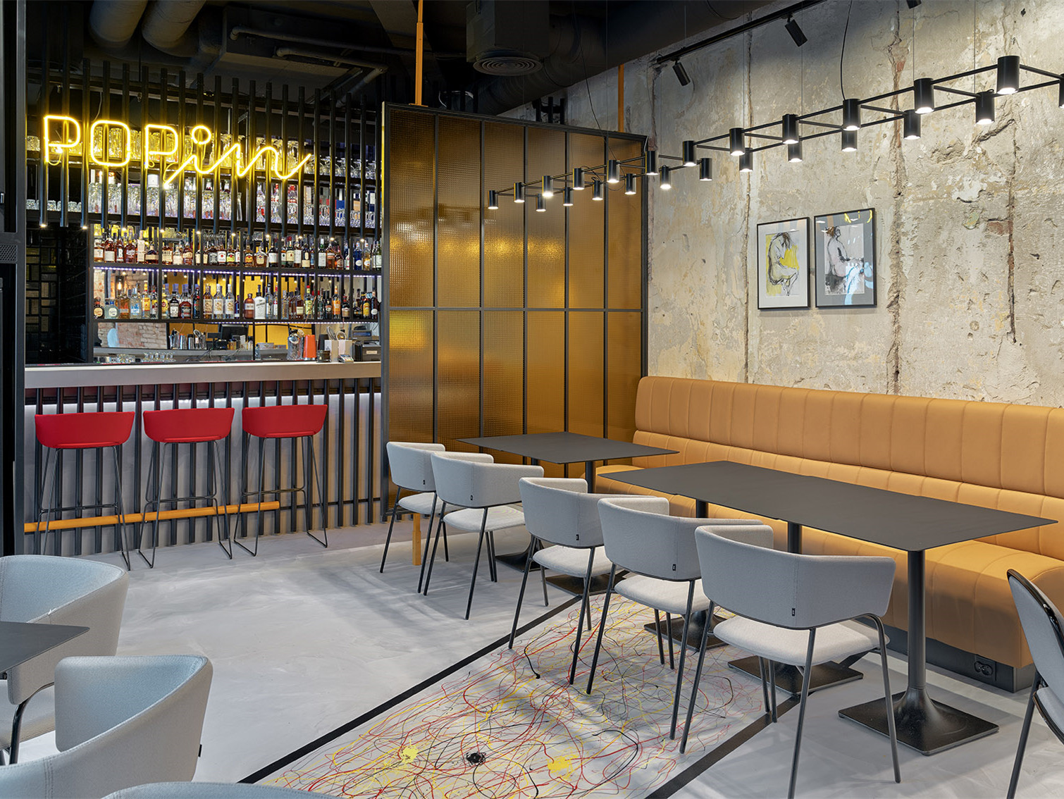 波兰 POPIN 餐厅丨SIKORA INTERIORS-3