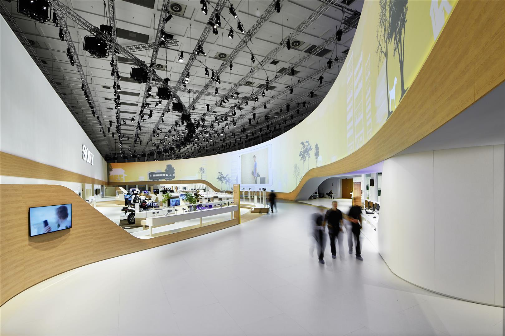 索尼展台设计 | EGGER 木基材料打造互动创新空间-28