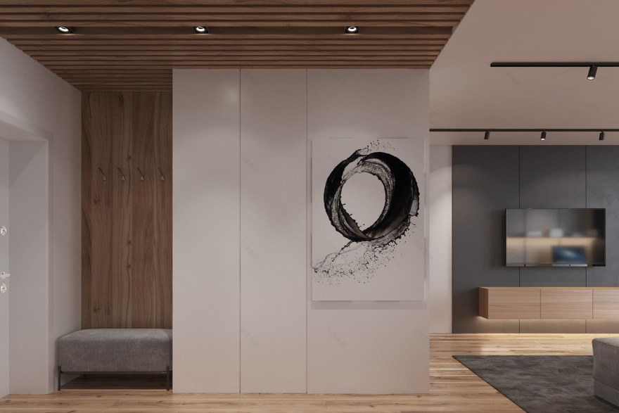 Living comple· "Na Proreznoy"公寓室内设计丨乌克兰基辅-9