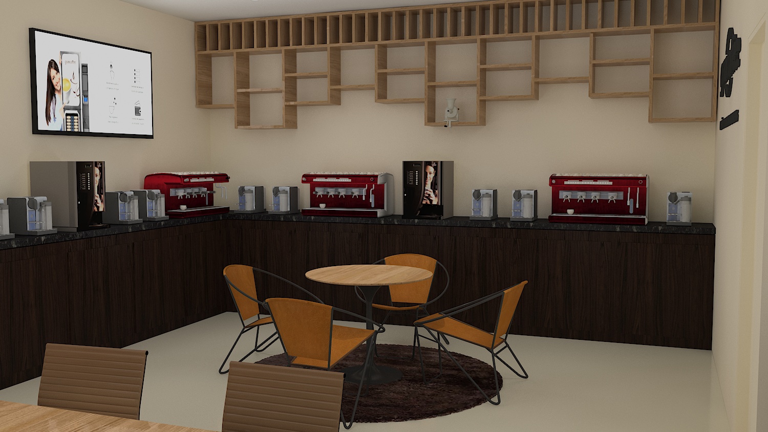 Ambientação para showroom Grancoffee-21