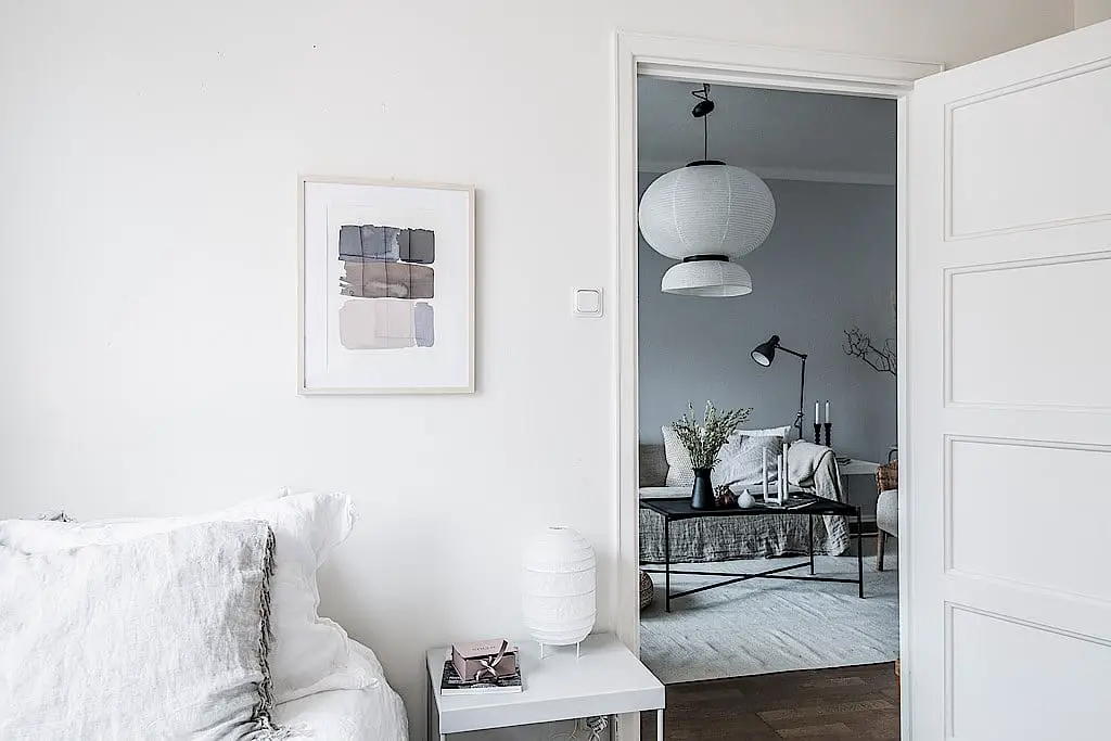 瑞典清新公寓，亚麻沙发引领家居风尚-9