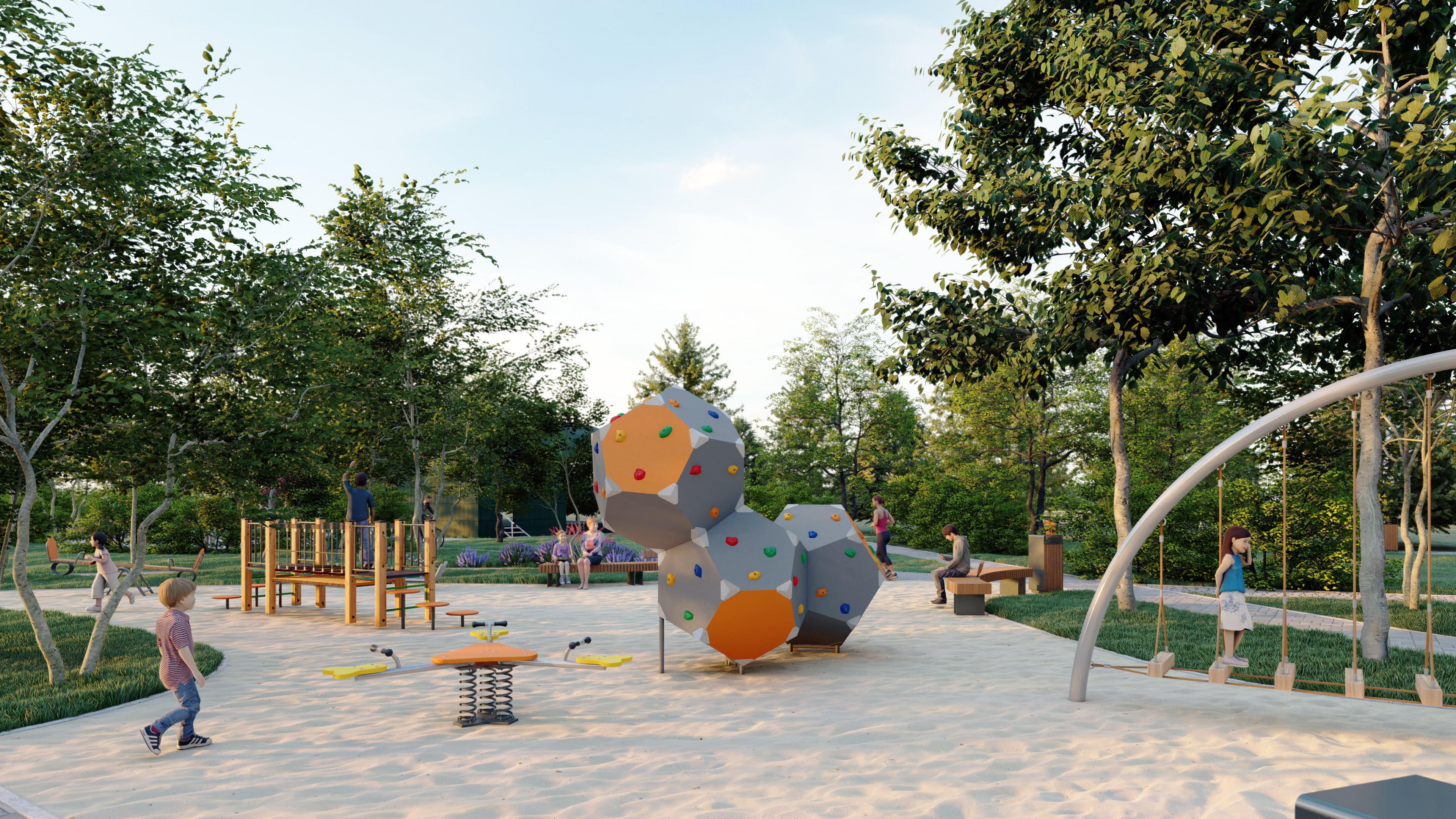 Improvement of the park in the Rostov region-5