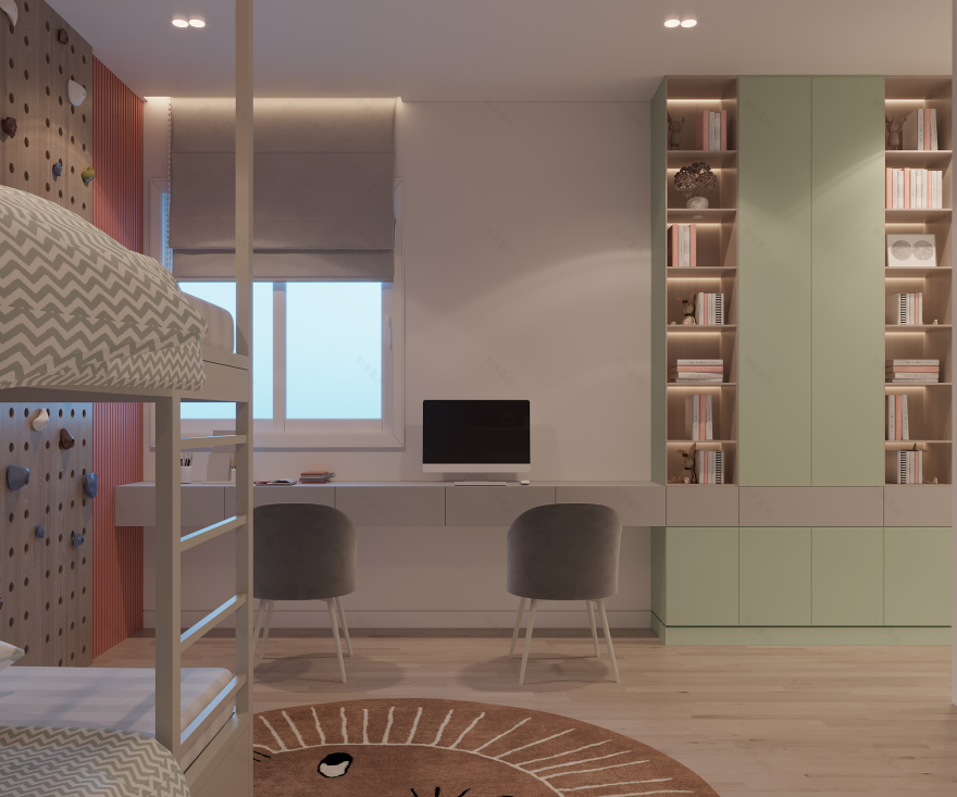 男孩卧室丨Mohammed Yossef-11