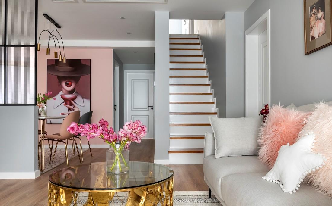 重庆初晨设计 · 童话粉色调平层空间-20