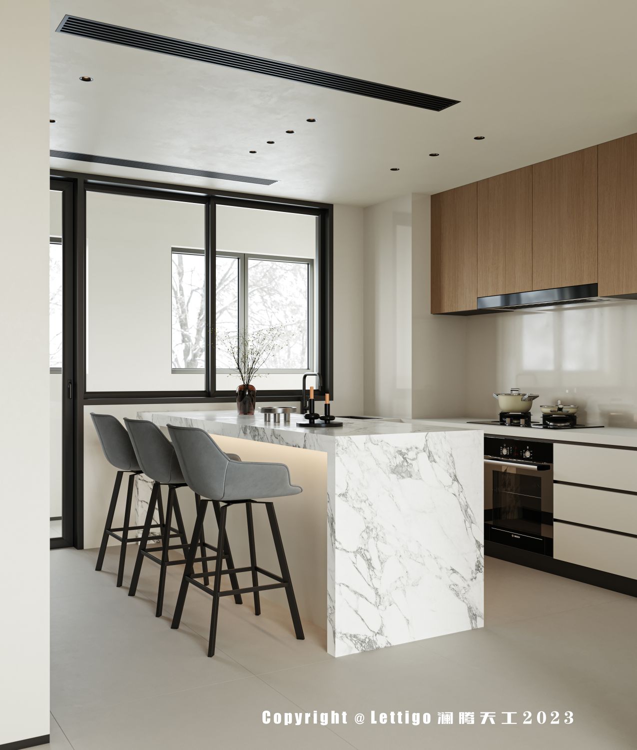 大白墙+原木色，温润感十足，​永远可以相信的极简风-6