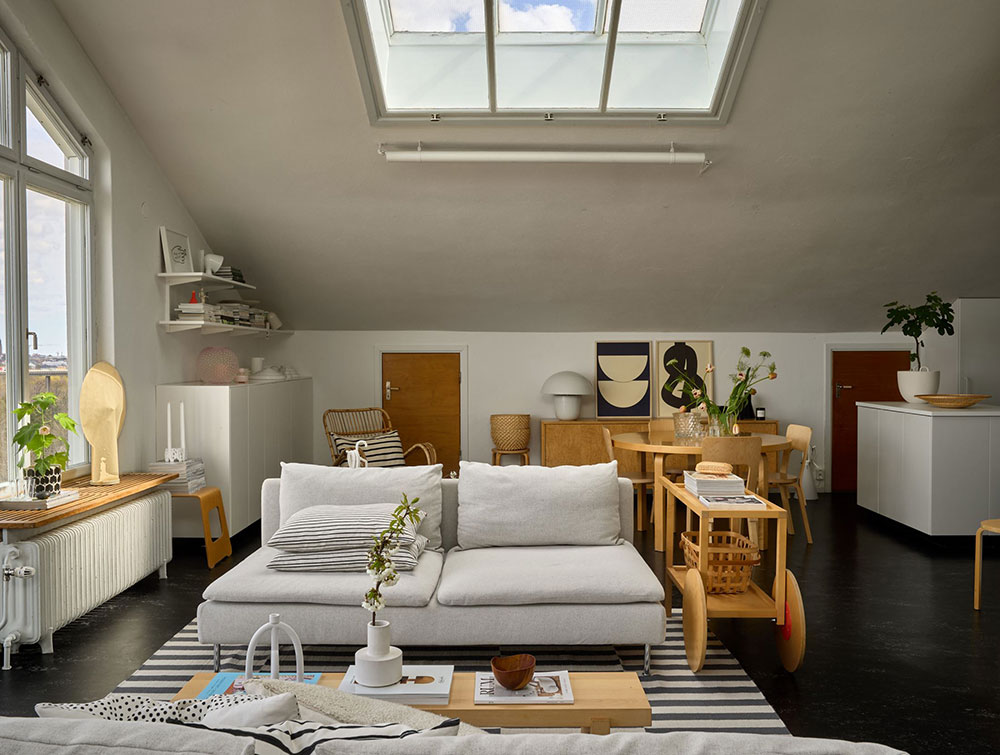 斯德哥尔摩郊区的顶楼公寓-7