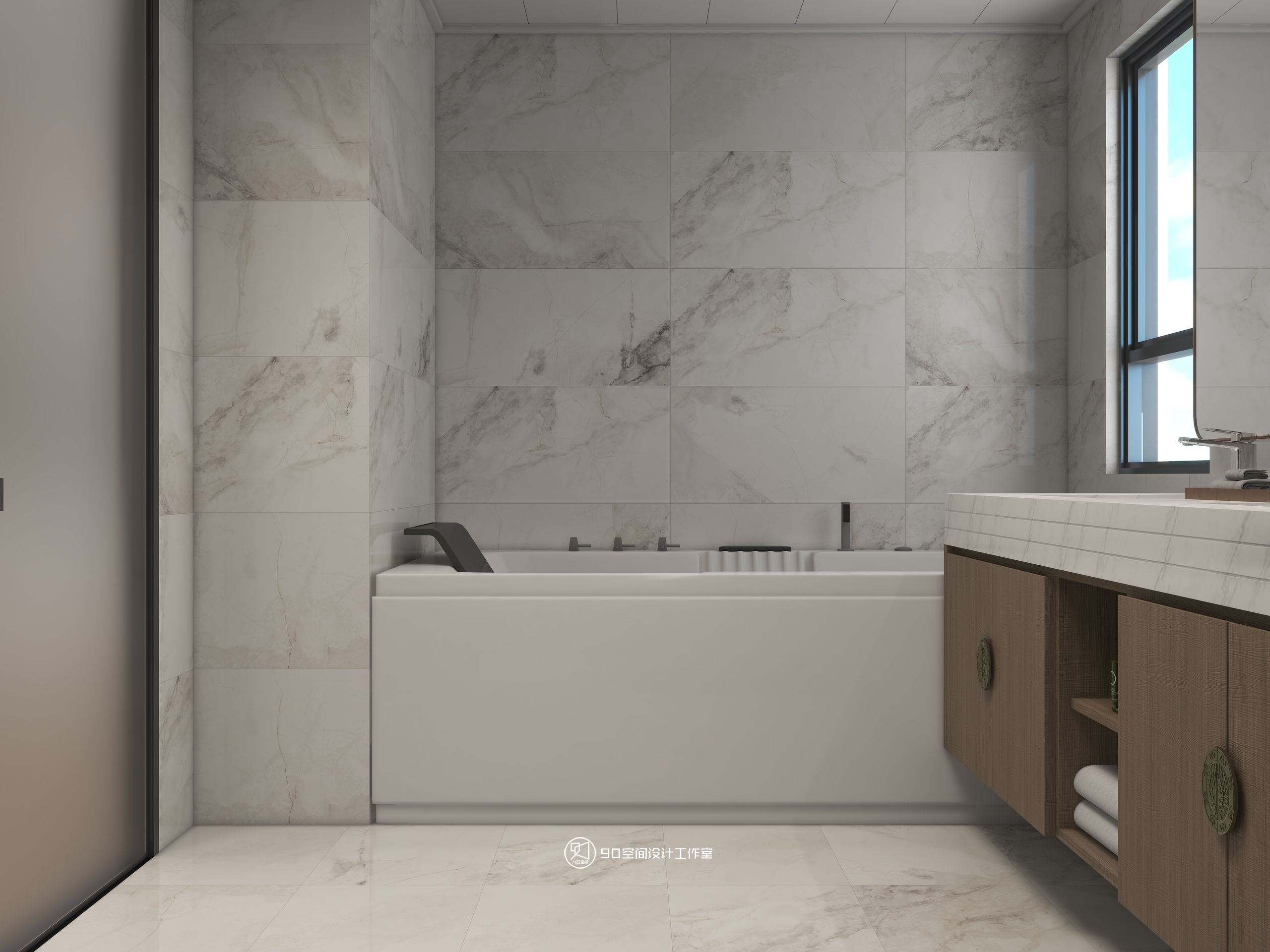 西楼别序新中式风格丨90 空间设计-58