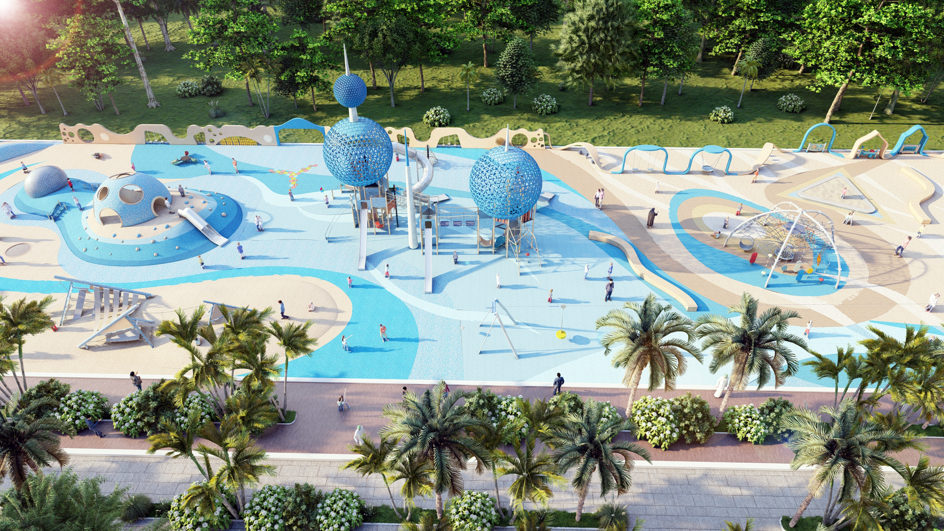 Liner Park Kuwait Architecture playground-5