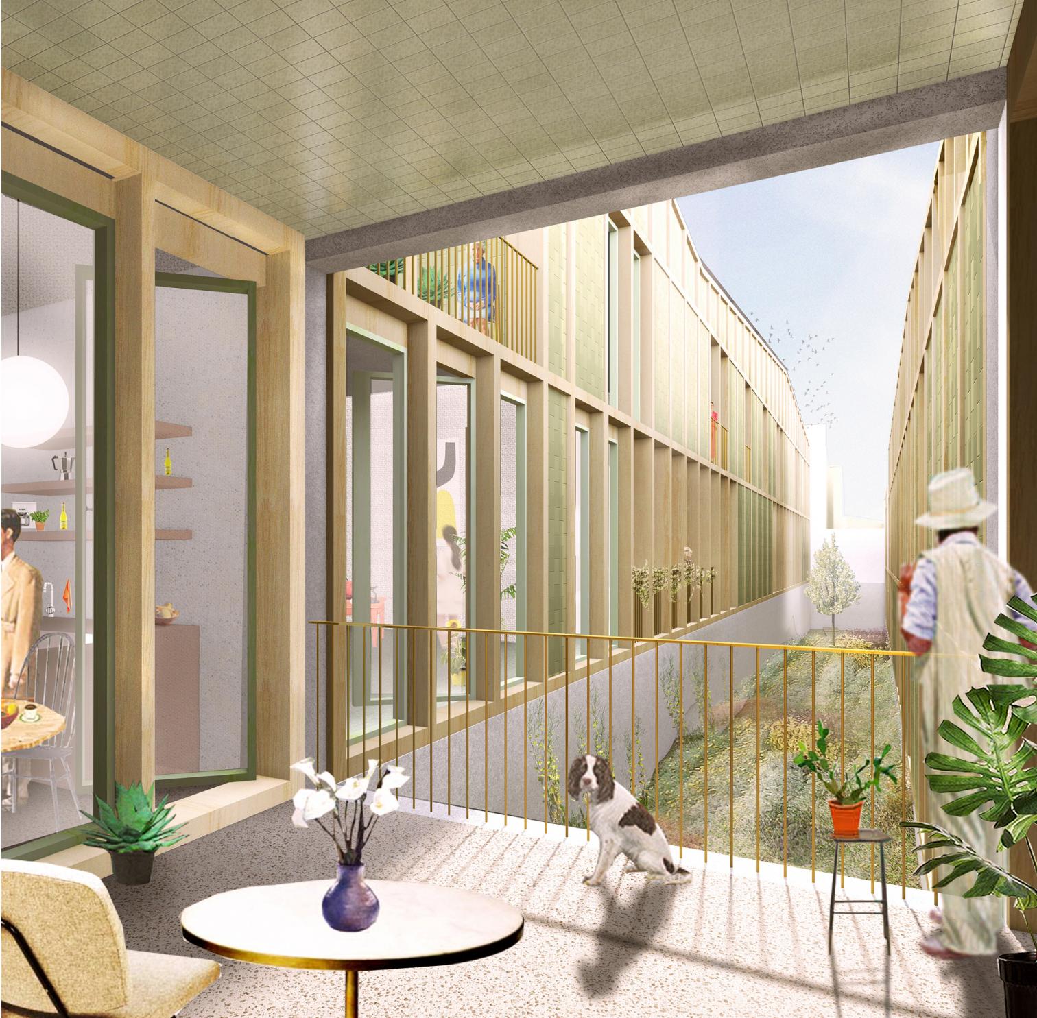 西班牙 Badajoz 市 35 套公共住宅项目-7