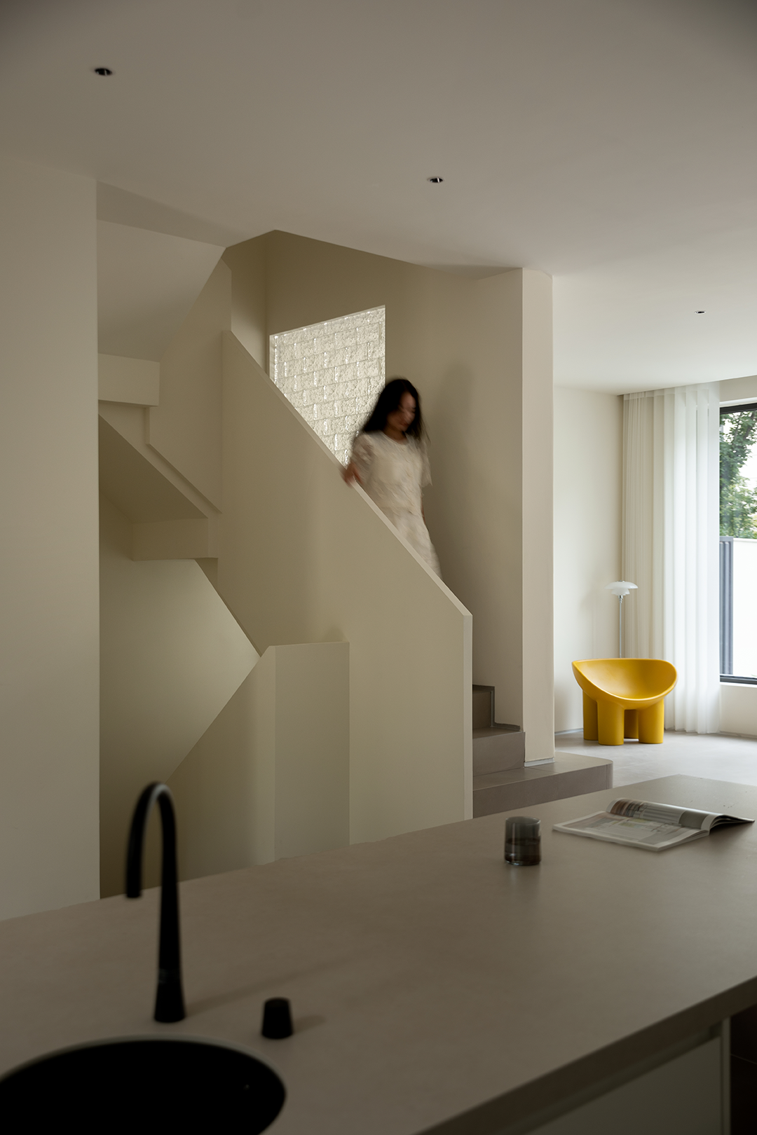 光之瀑布挑空别墅丨中国金华丨涵舍空间设计-53