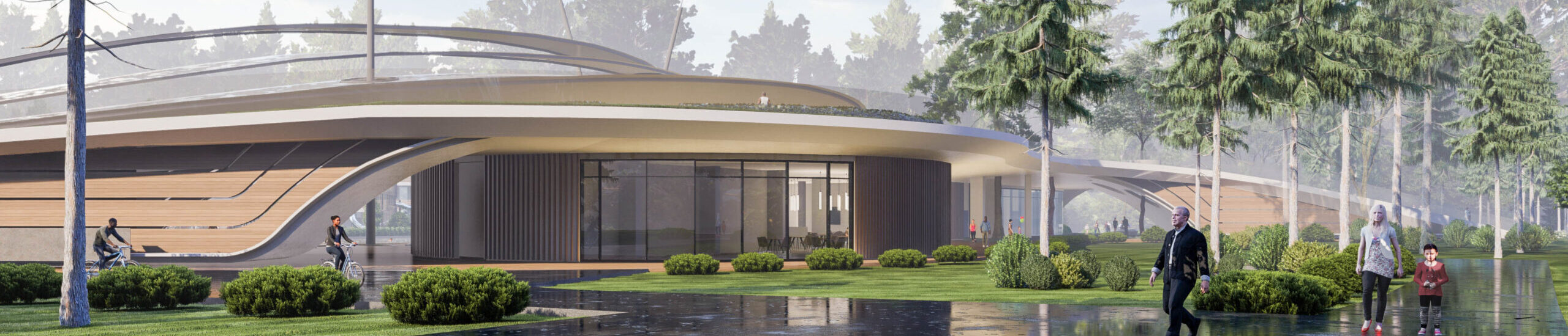 Проект общественного SPA комплекса в кп Вербилки 1850м² — портфолио бюро ARXY-0