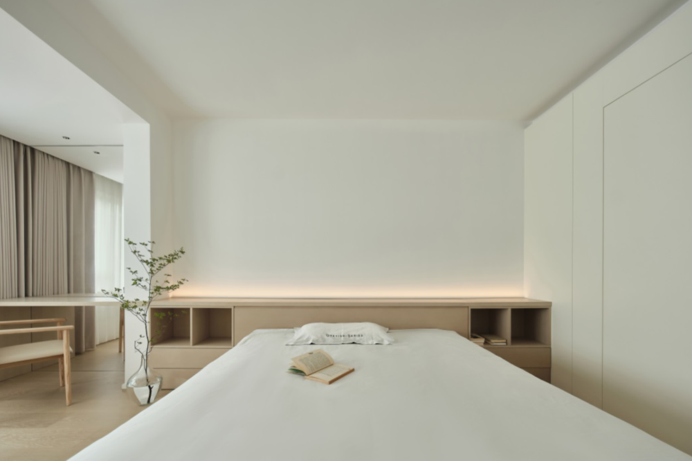 奶油色系温馨跃层家居设计丨中国汕头丨杜弗设计-72