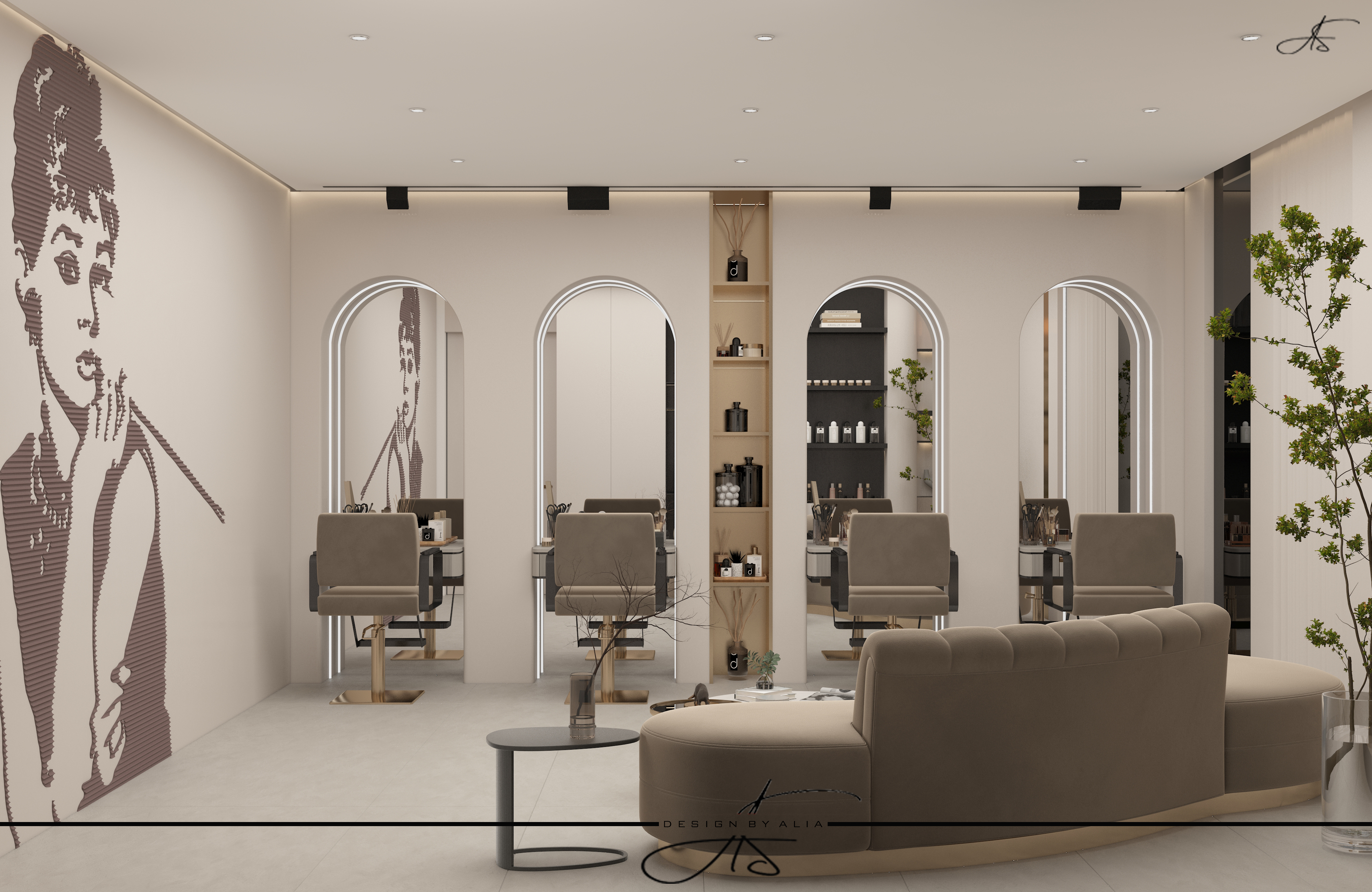 Beauty Center Design Hair station-0