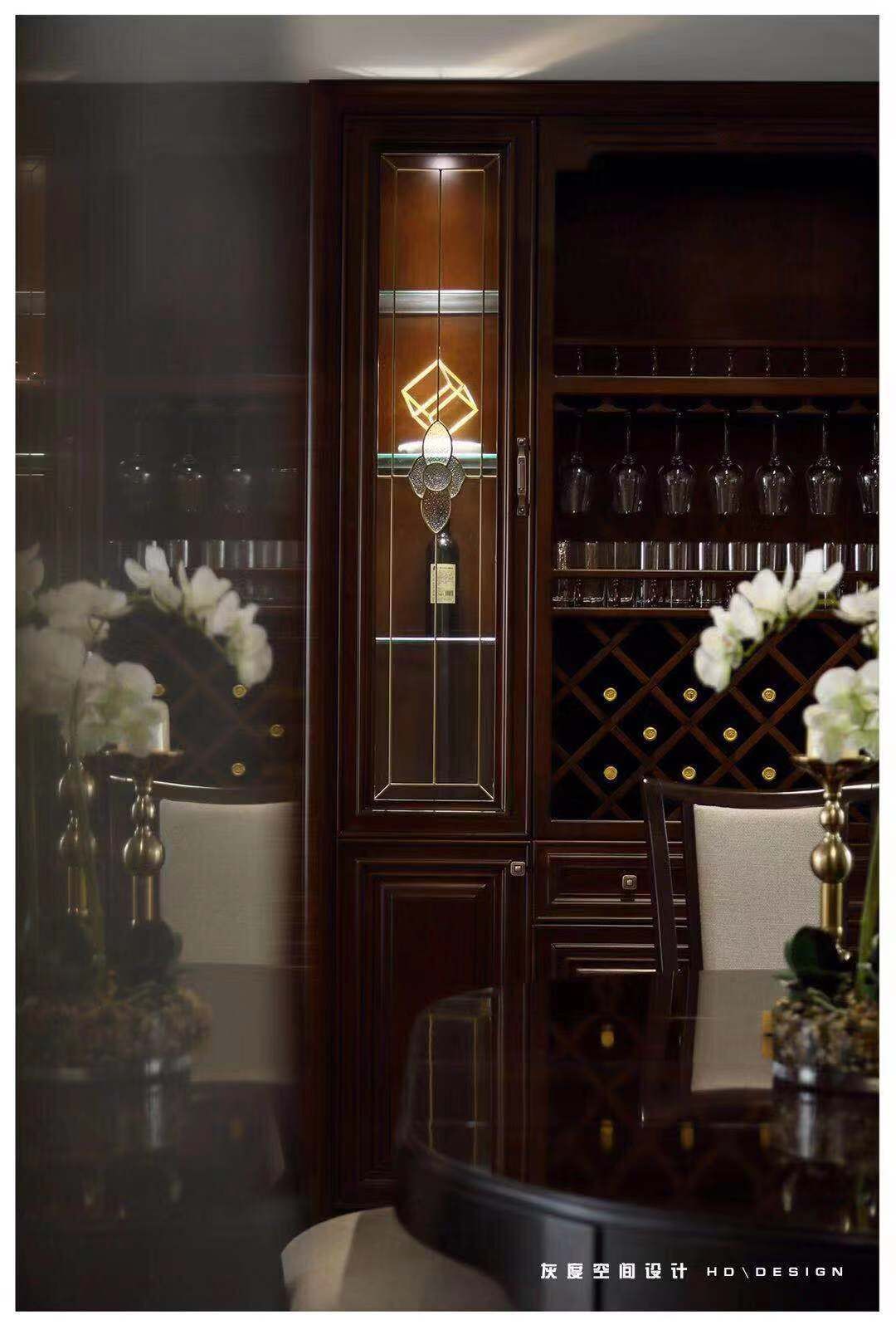 美式轻奢风,宁波世贸滨江府 260㎡叠墅设计-36