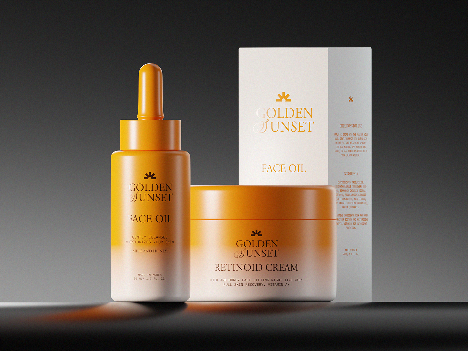 GoldenSunSet化妆品包装设计及品牌形象设计-2
