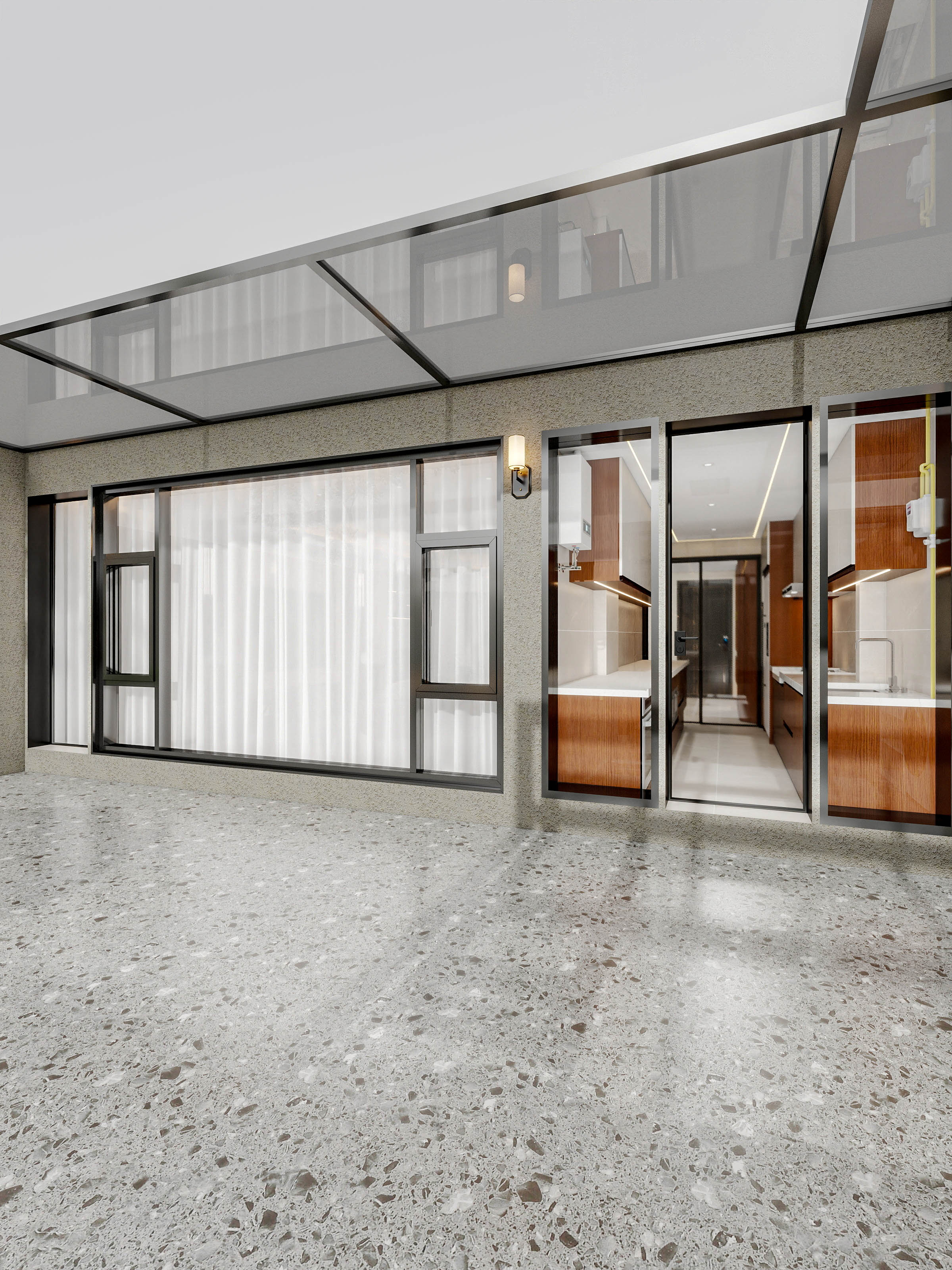 四川成都成都合院（376平方底跃简约中式三居室）-79