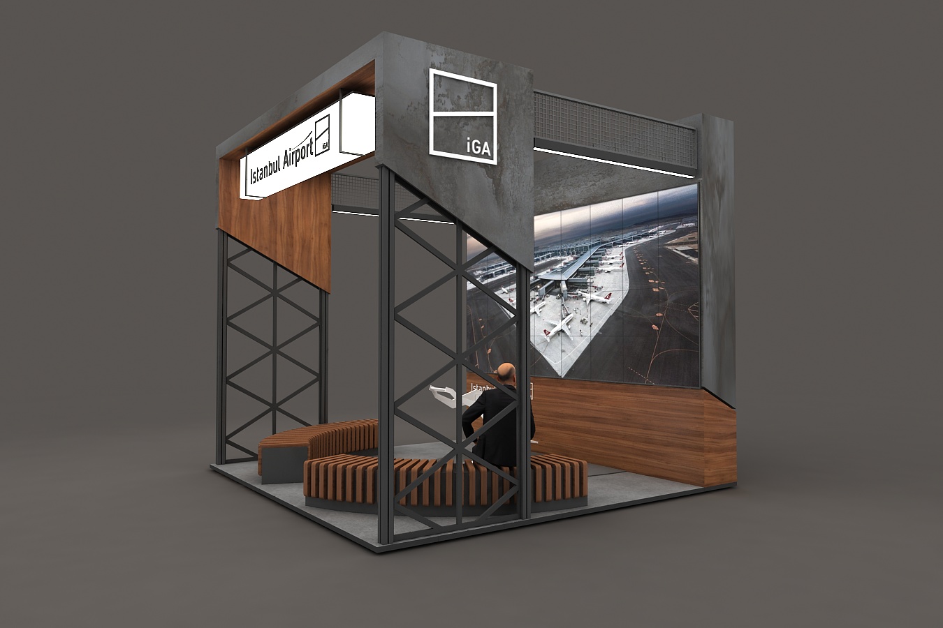 Istanbul Airport (IGA) Booth Design_16sqm-2