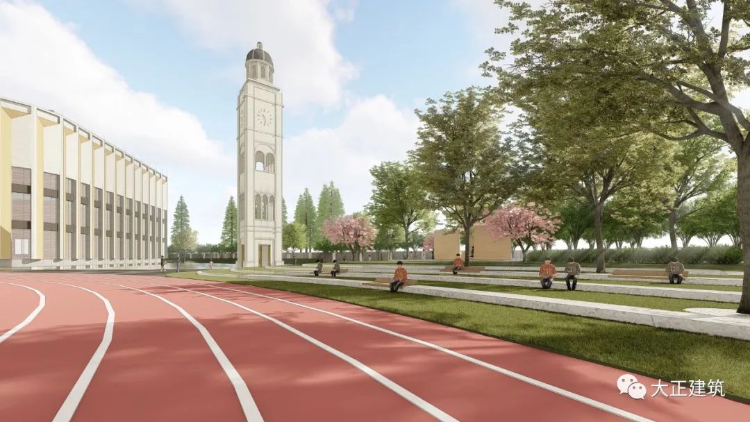 上海外国语大学附属杭州学校景观设计丨中国杭州丨大正建筑-28