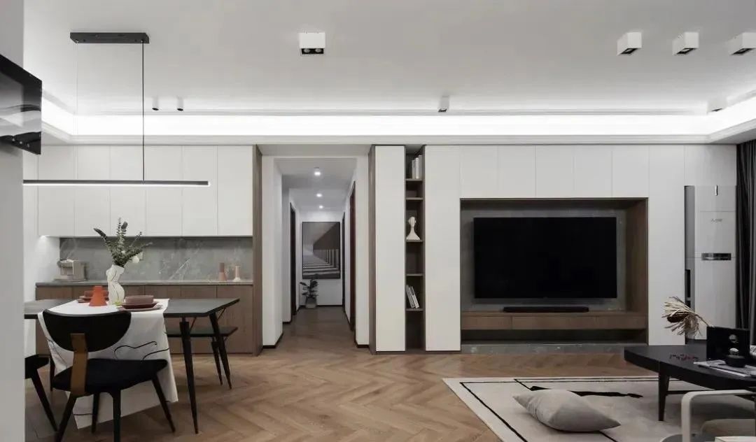 140 平三居室精装改造,强大收纳与艺术设计并存-15