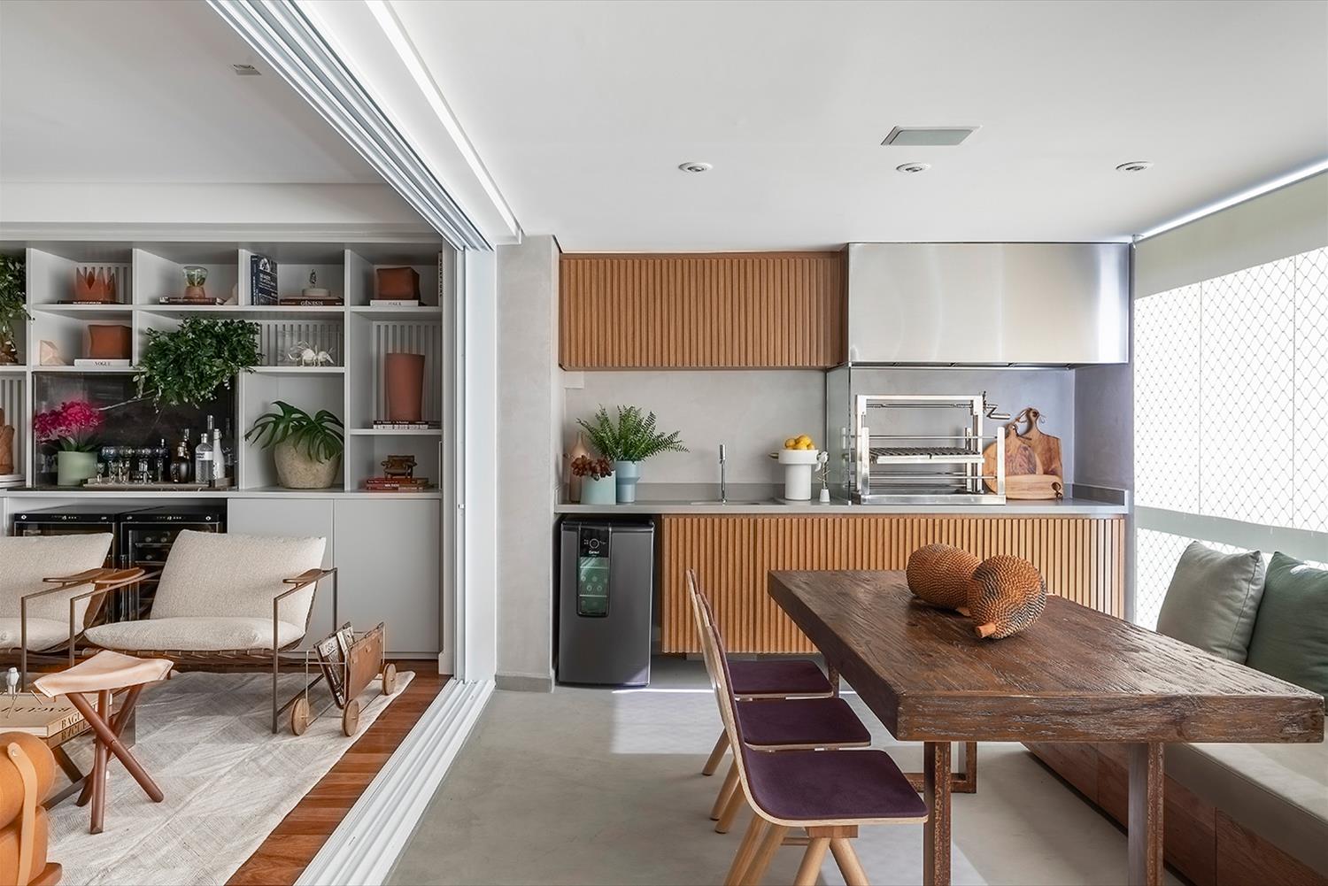 巴西 Moema 公寓 | 清新木质设计,打造舒适住宅空间-8
