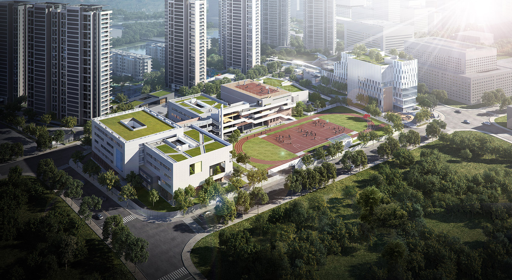 杭州师范大学附属竞潮小学及幼儿园丨中国杭州丨UA尤安设计-13