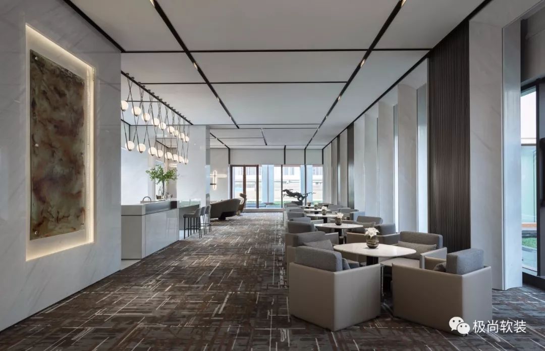 EH+DESIGN|天津金地臻悦售楼处——新现代主义的艺术美学-14