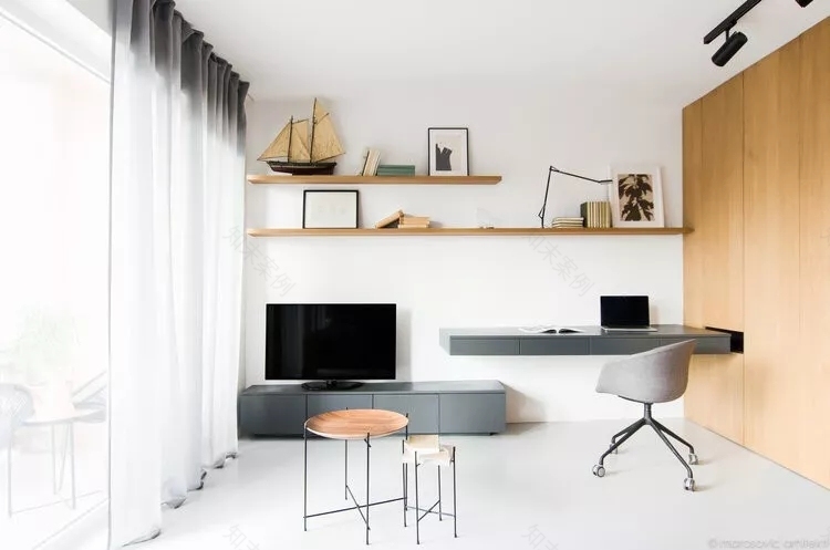 极简工业风公寓,宽敞明亮且功能齐全-8