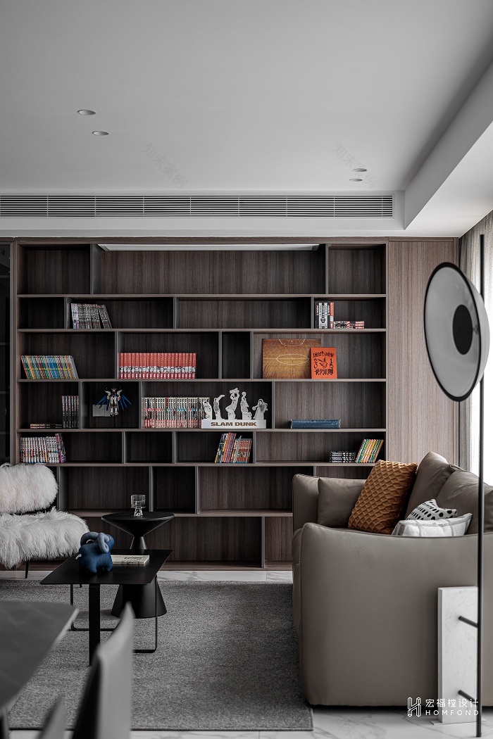 现代都会风格跃层住宅设计丨中国成都丨成都宏福樘设计-33