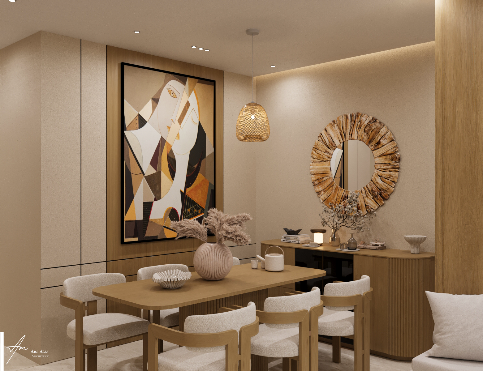 100 M2 Apartment japandi style Egypt 2025 part 1-10