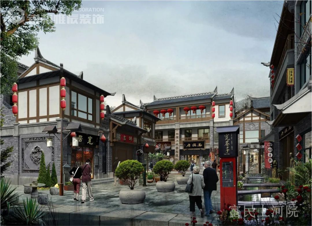 昆明“最美后花园”富民上河院中式合院设计-24