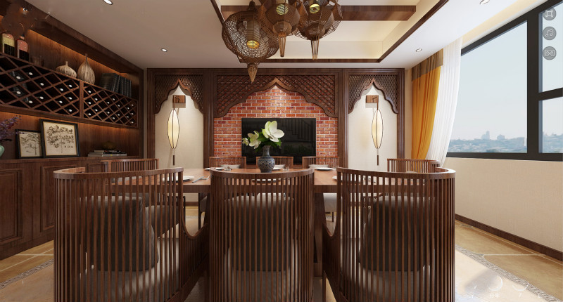 帝豪 ACAD 设计 · 220㎡东南亚风情跃层空间丨中国四川丨四川帝豪 ACAD 设计事务所-6