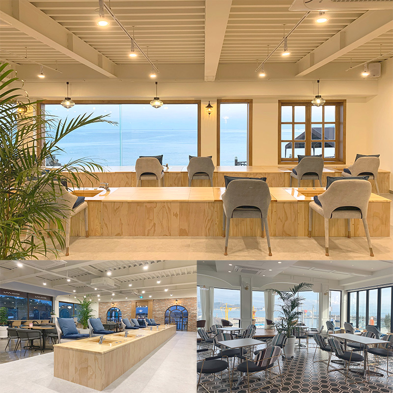 现代极简主义 | 韩国 84 平小户型咖啡厅设计-1