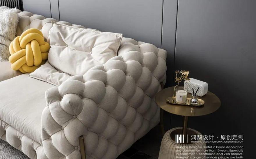 “嫣”色彩跳跃的温馨空间丨鸿鹄设计-13