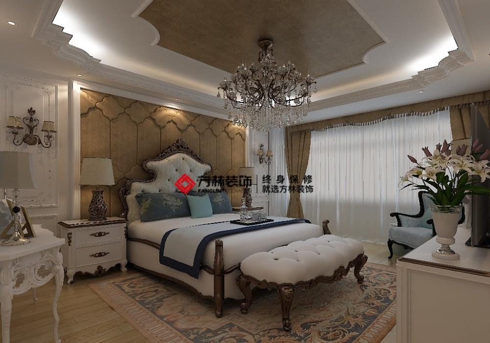 恒大华府 288 平欧式风格装修,诠释复古与自然的完美融合-15