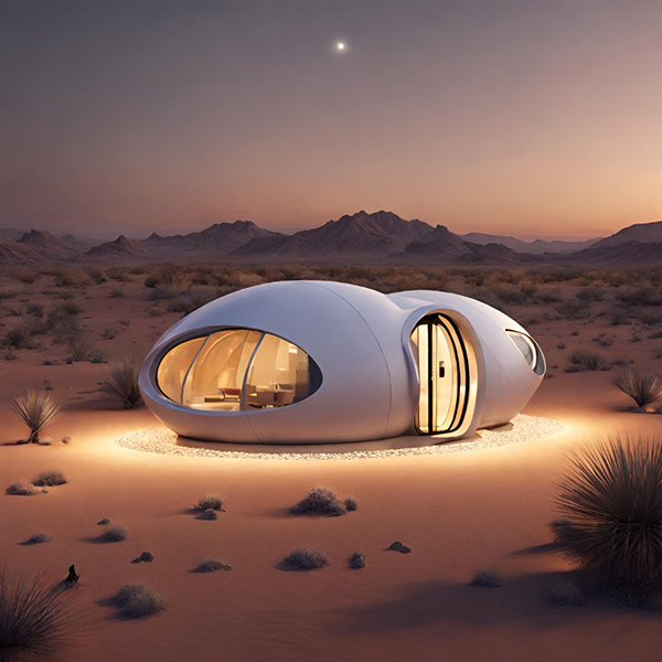 沙特阿拉伯的居住舱丨沙特阿拉伯丨AI Generated-5