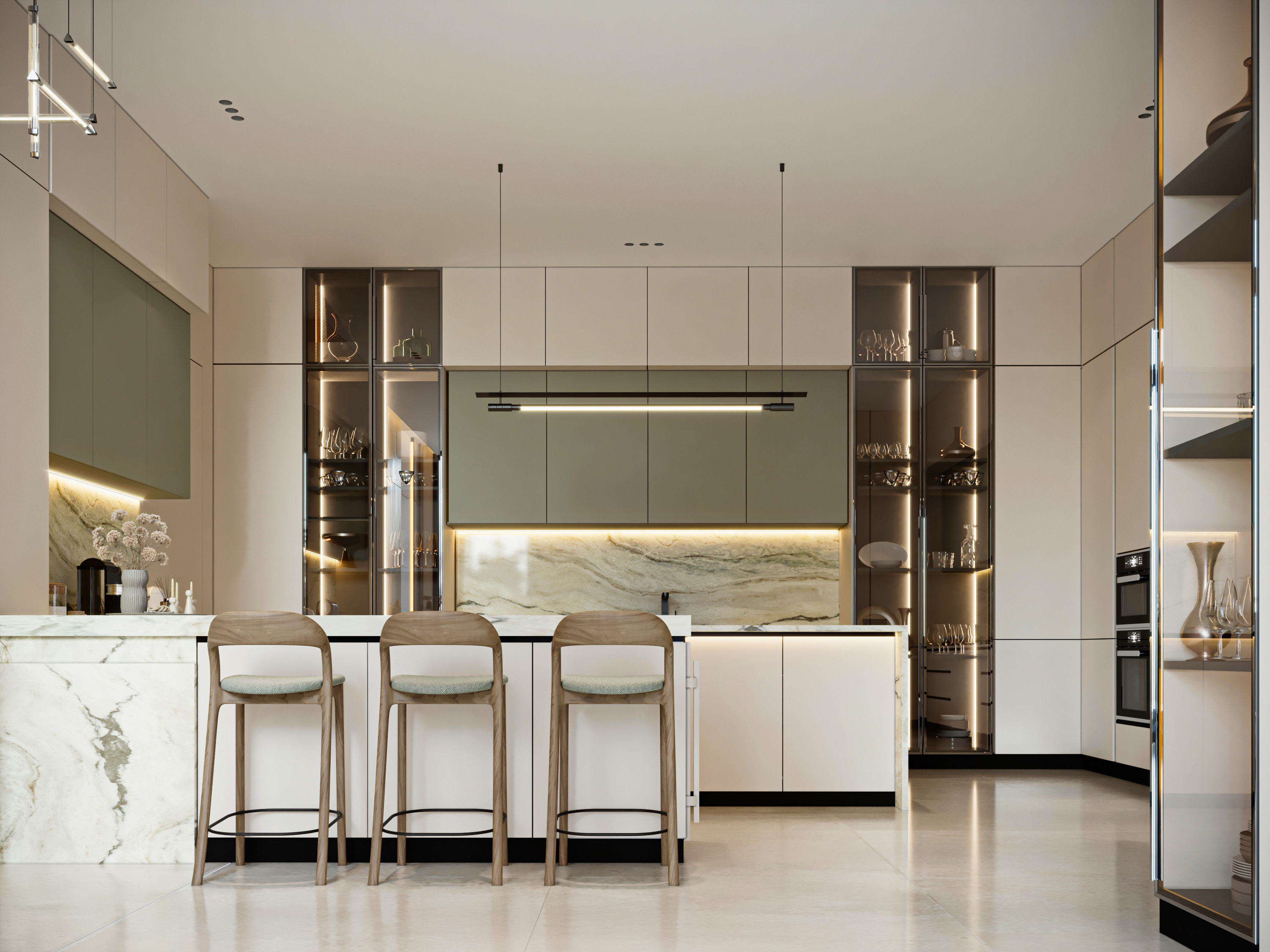 厨房与餐厅技术图纸设计项目丨卡塔尔丨BOLD.CO-3