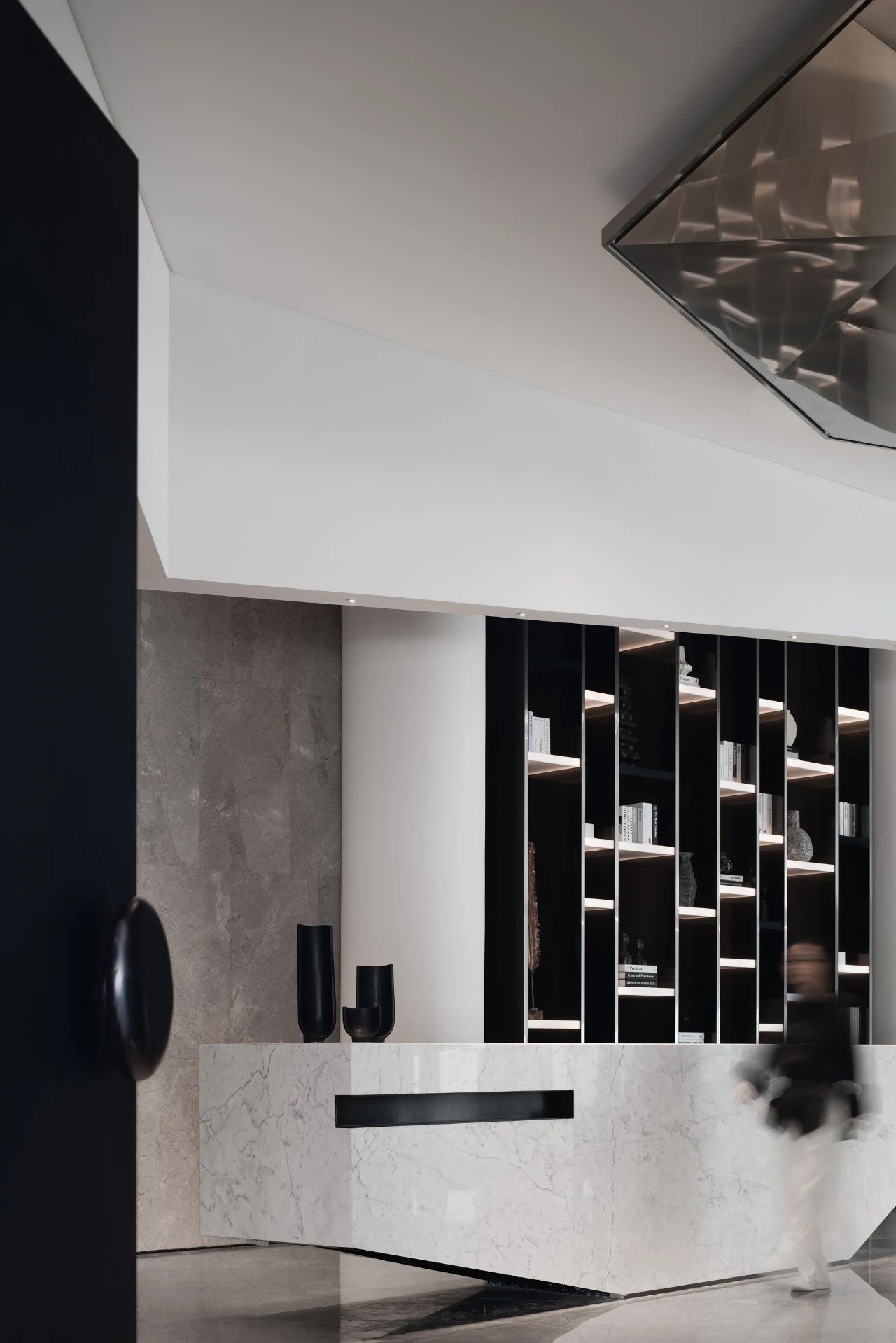 长沙屿大堂·公区,印湘江·印江雅居售楼部X印湘江入户大堂丨中国长沙丨水木言设计机构-56