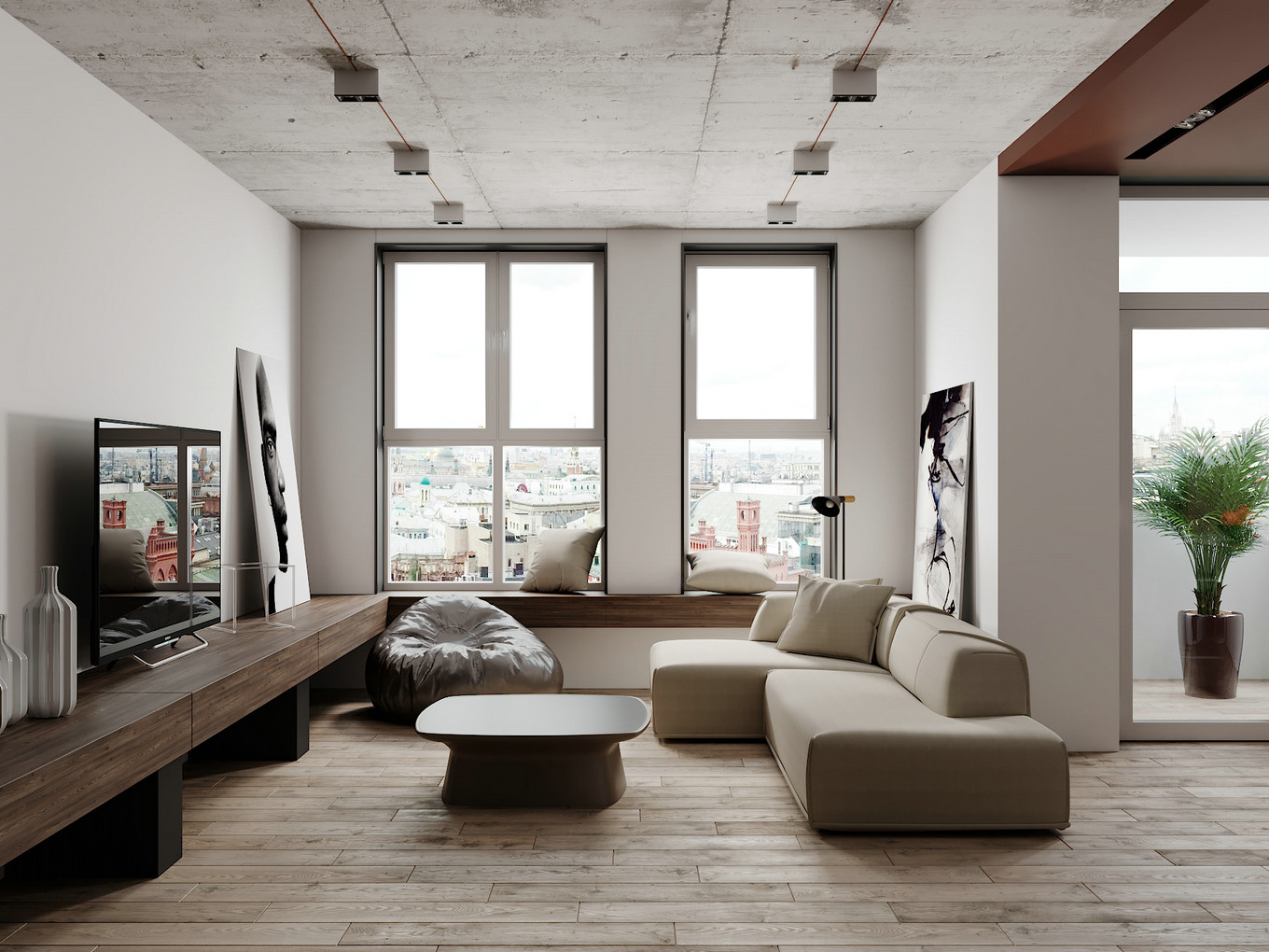 橙色工业风，雅致浪漫的温文尔雅空间-0