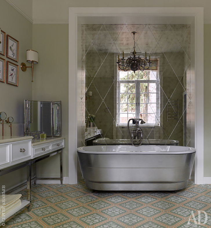 莫斯科奢华家庭别墅，现代英美风格大宅-15