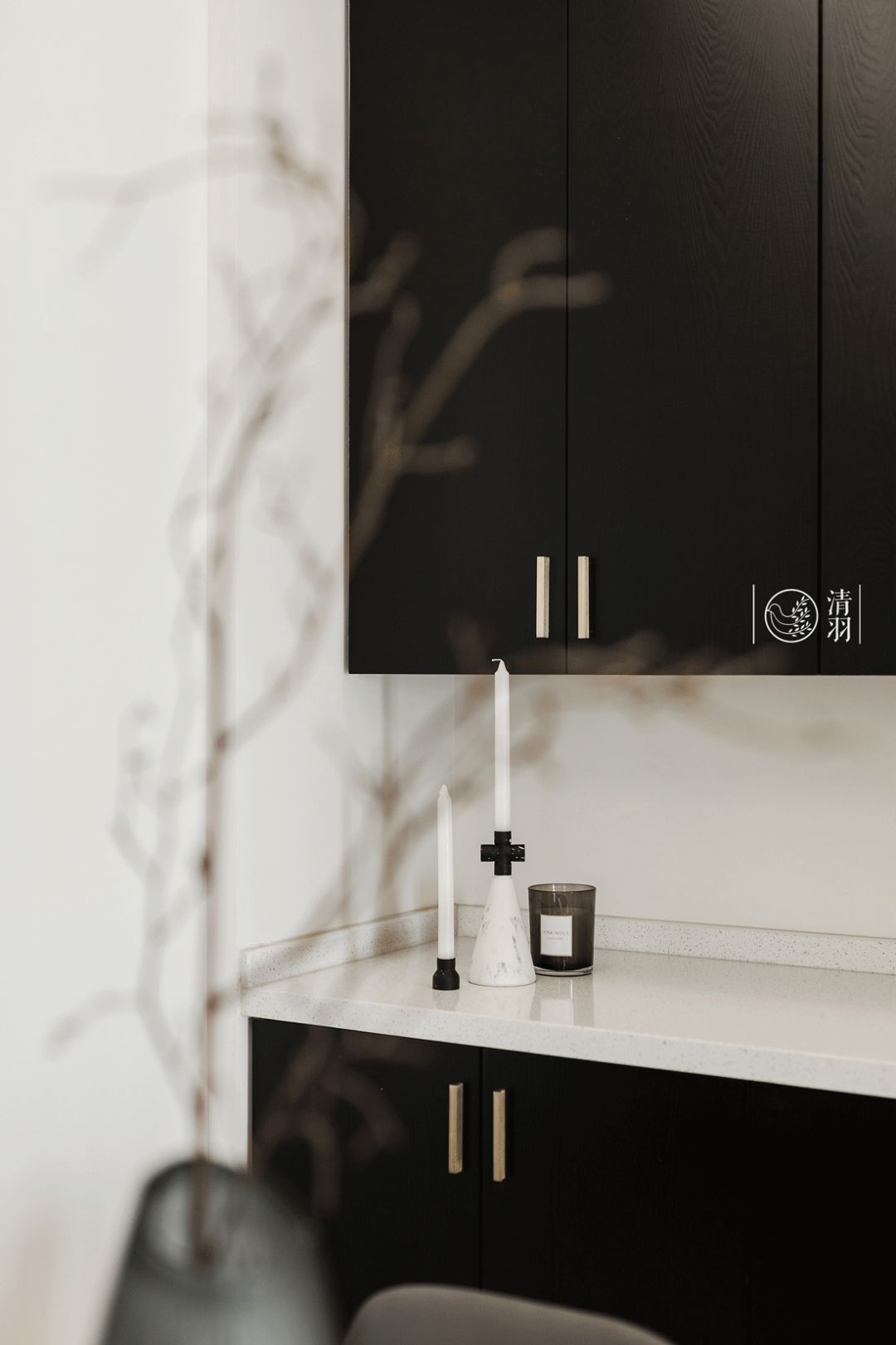 隐约 | 成都 131 平米现代时尚精装房改造-17