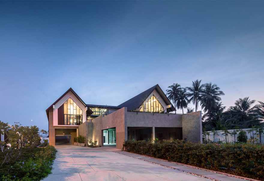 泰国乡村绿色隐居—— Baan Klang Suan ForX Design Studio-49