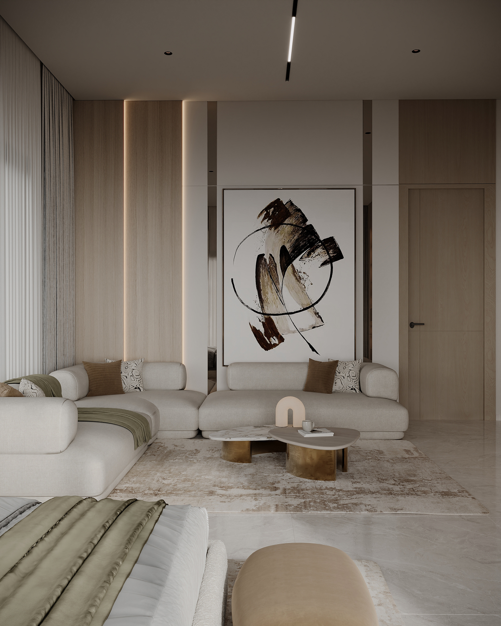 现代宁静卧室丨阿联酋迪拜丨Novex Studio-7