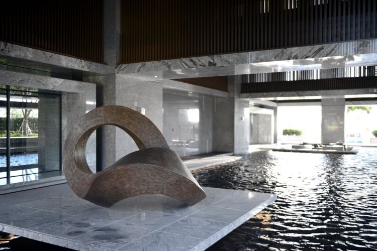 洗鍊建築表層下所蘊涵的古典況味—凌波揚水岸集合住宅高層建築的延伸閱讀 - WEHOUSE-4