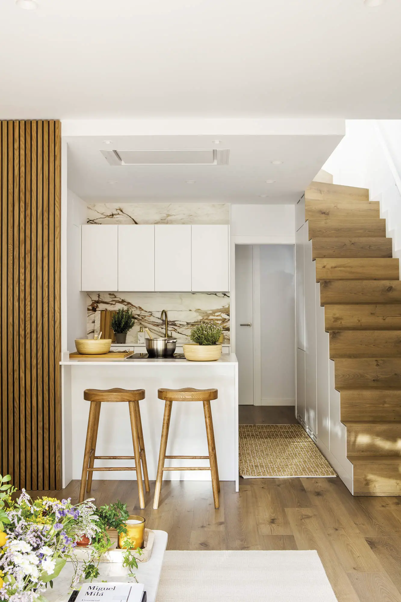 巴塞罗那 60m2 小户型翻新,设计师打造惊艳错层空间-2