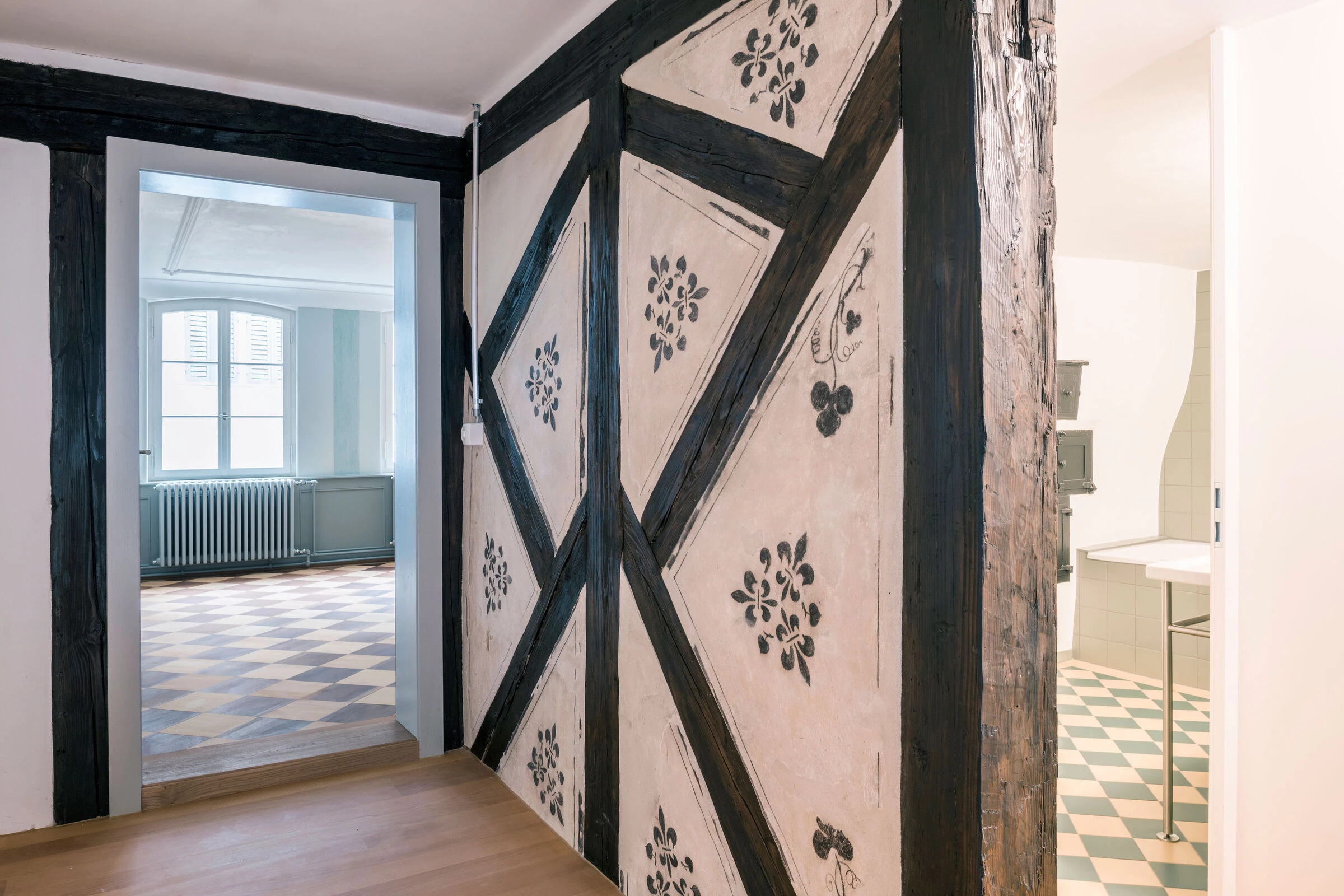 苏黎世古城区 Kolingeviert 建筑群修复重生-23