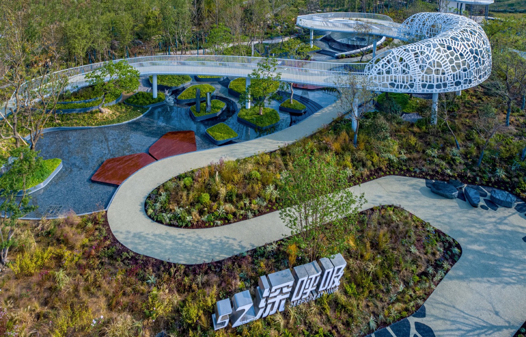 第十三届中国（徐州）国际园林博览会深圳园丨中国吕梁丨林俊英景观工作室&深圳市造源景观旅游规划设计有限公司-5