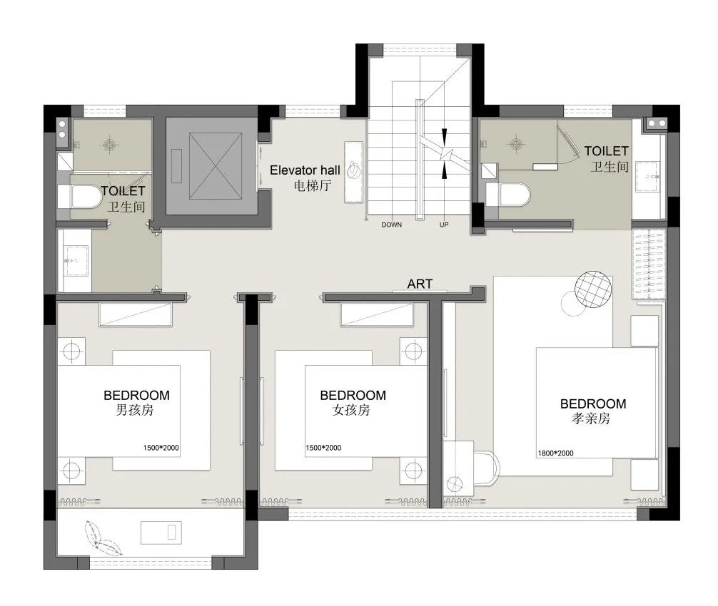 墨韵东方 · 江西樟树市 385㎡联排别墅设计丨中国江西丨MID 涵冰设计-49