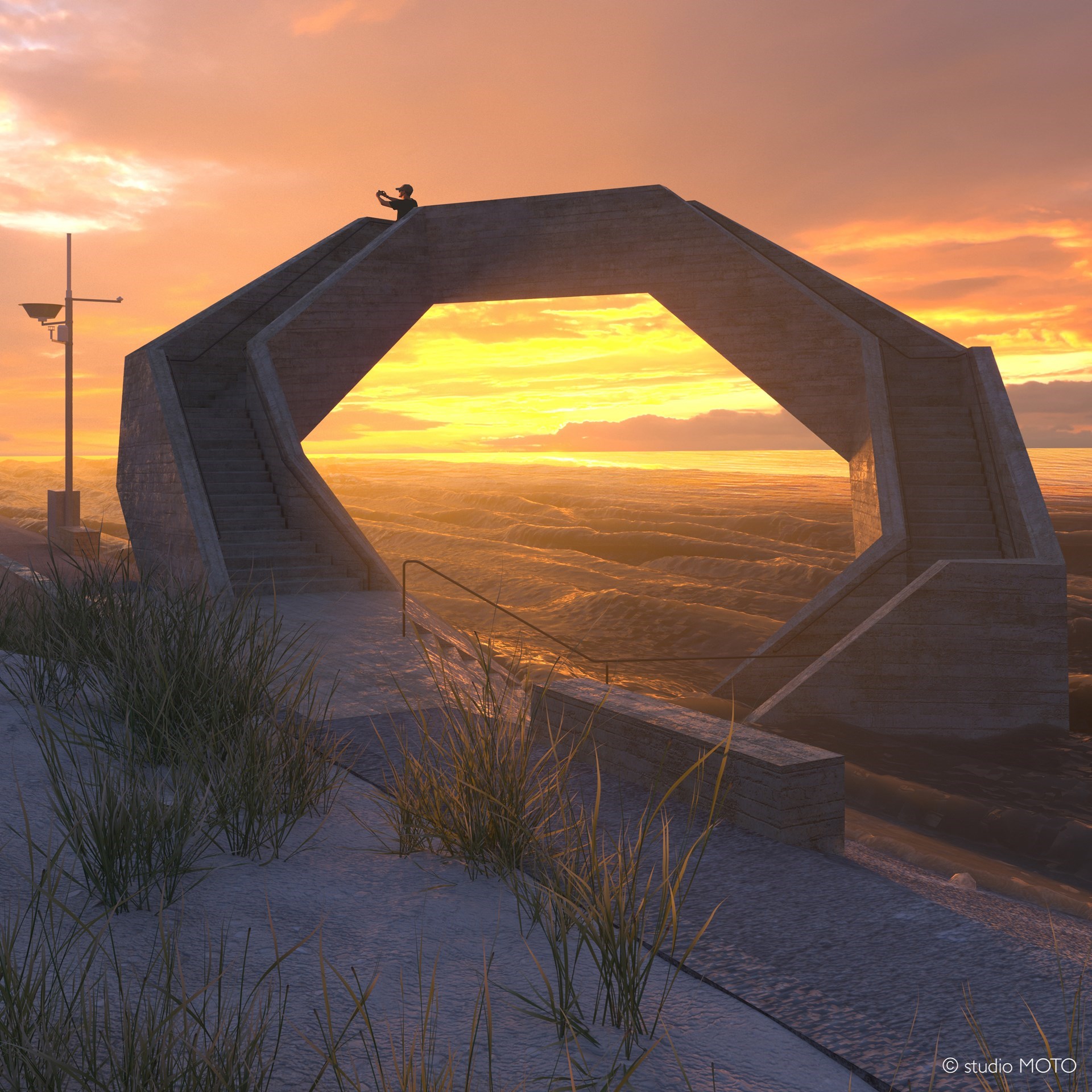 Westerpunt观景平台丨比利时丨studio MOTO-3