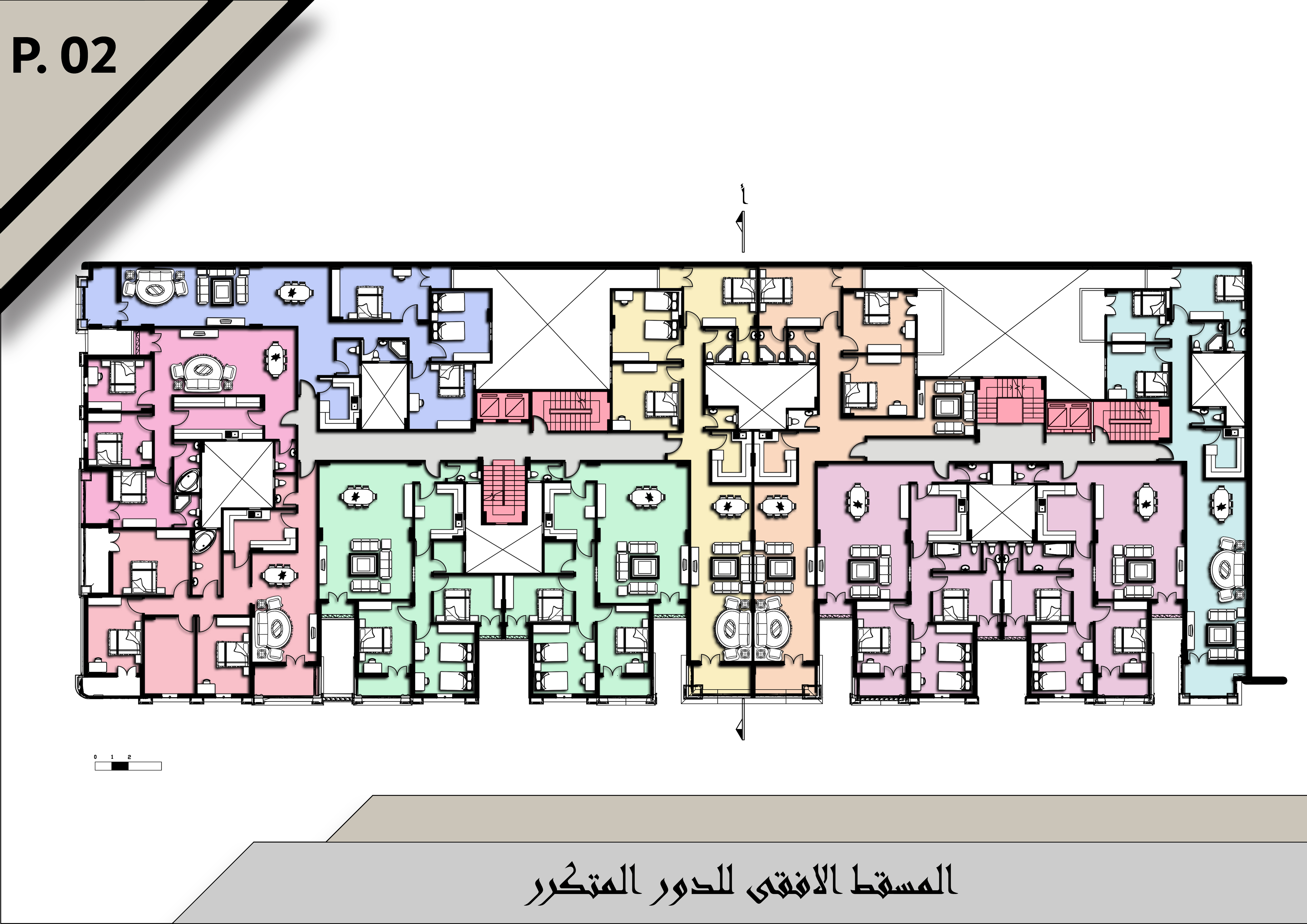 Commercial administrative residential building-8